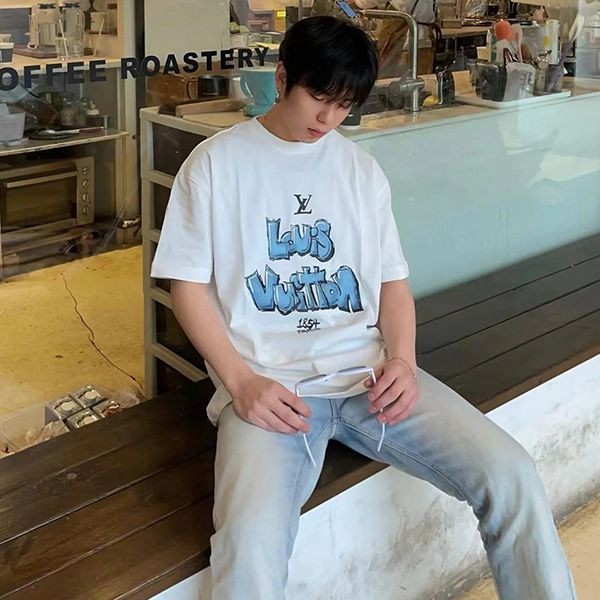 注目★ ルイヴィトン タリングプリント半袖Tシャツ コピー vuj52246